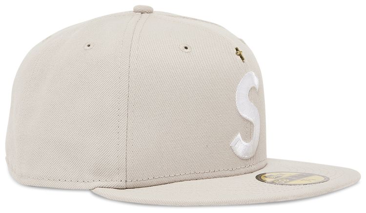Supreme Gold Cross S Logo New Era Stone