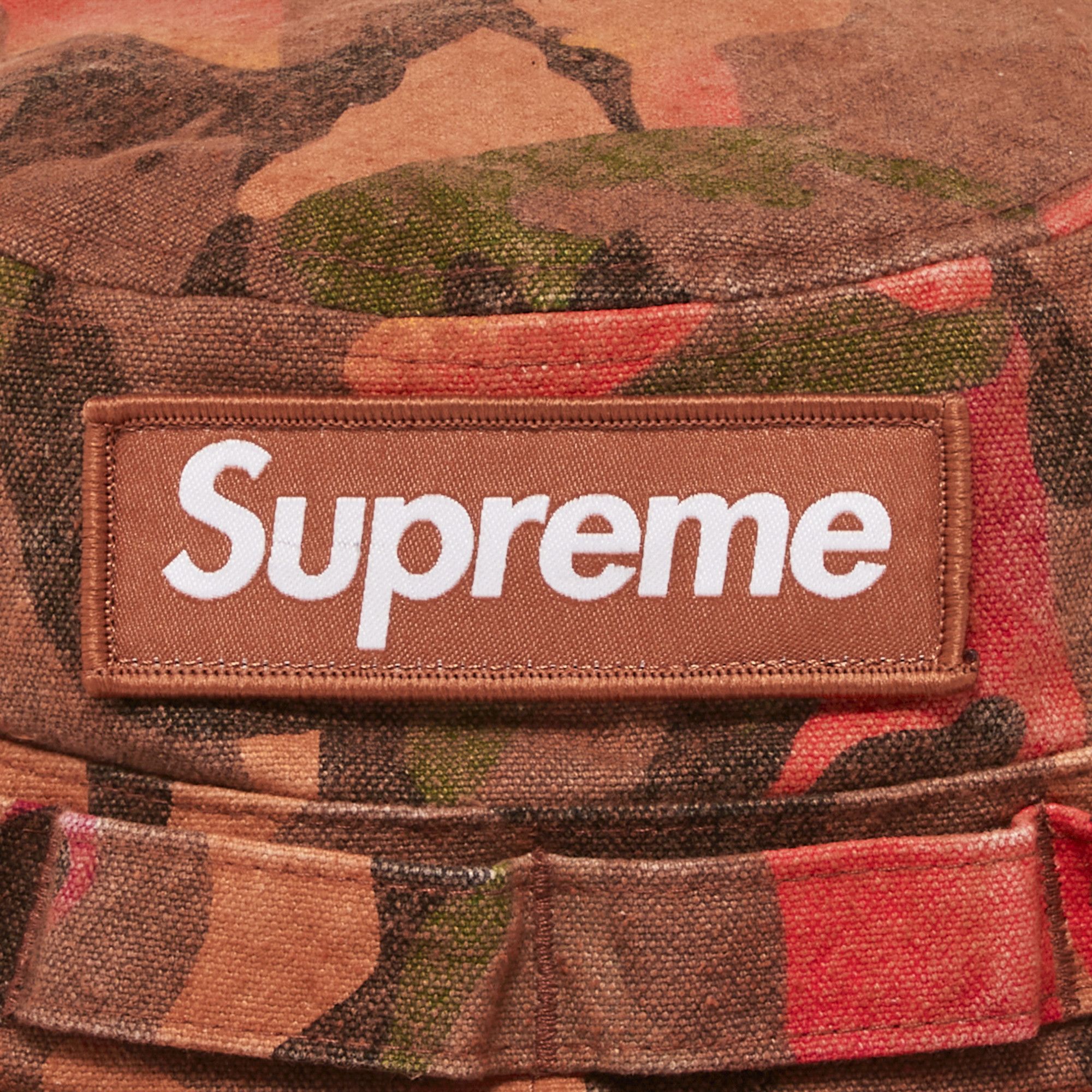 Buy Supreme Washed Canvas Boonie 'Orange Camo' - SS24H88 ORANGE