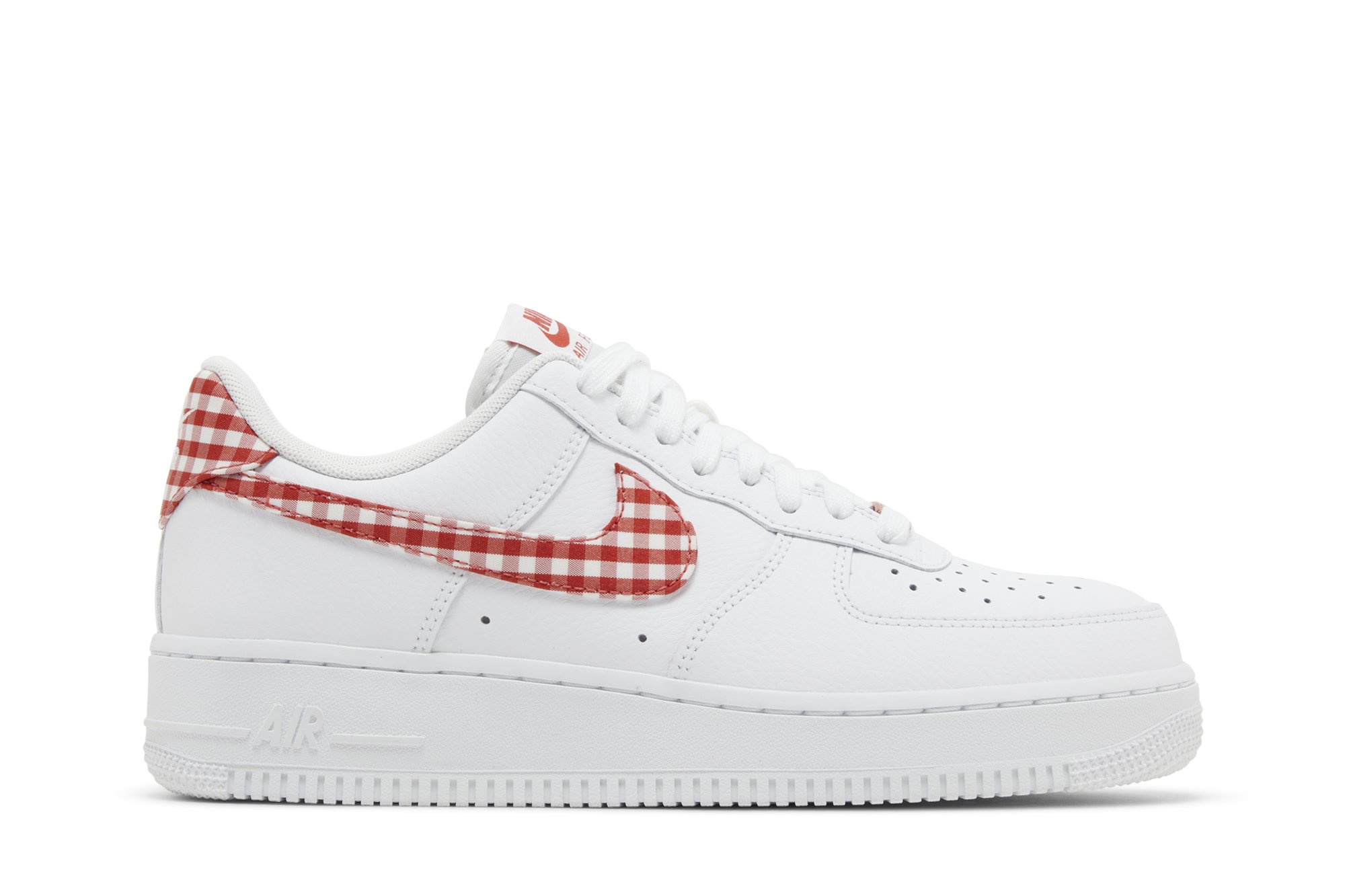 Wmns Air Force 1 '07 Essential 'Mystic Red Gingham'