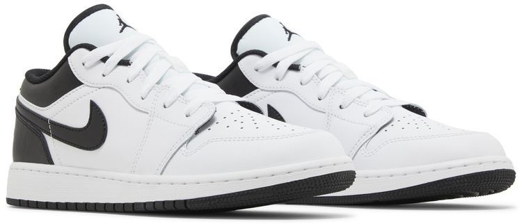 Air Jordan 1 Low GS White Black