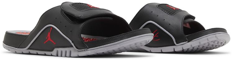 Air Jordan Hydro 4 Retro Slide Black Cement