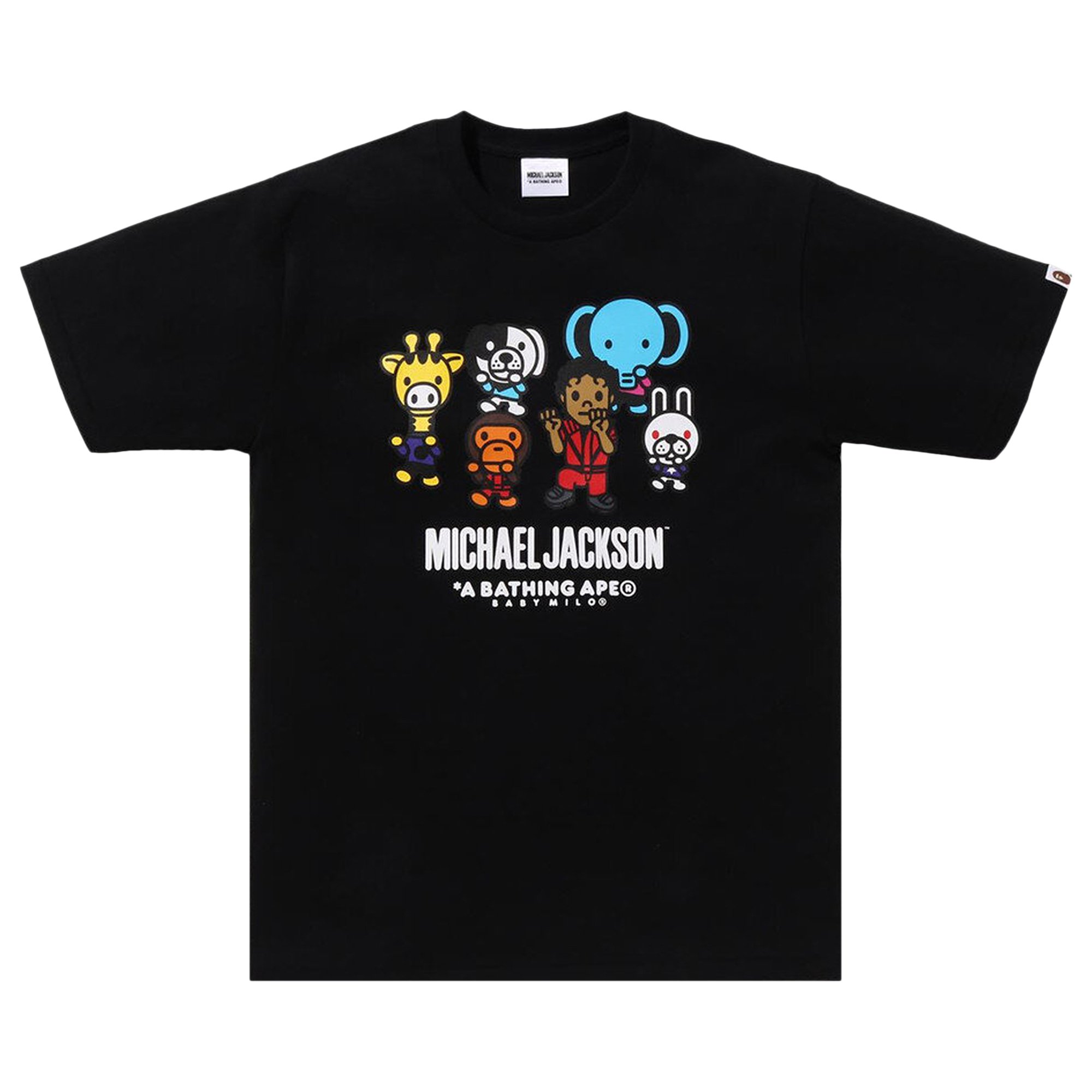 BAPE x Michael Jackson Baby Milo Tee 'Black'