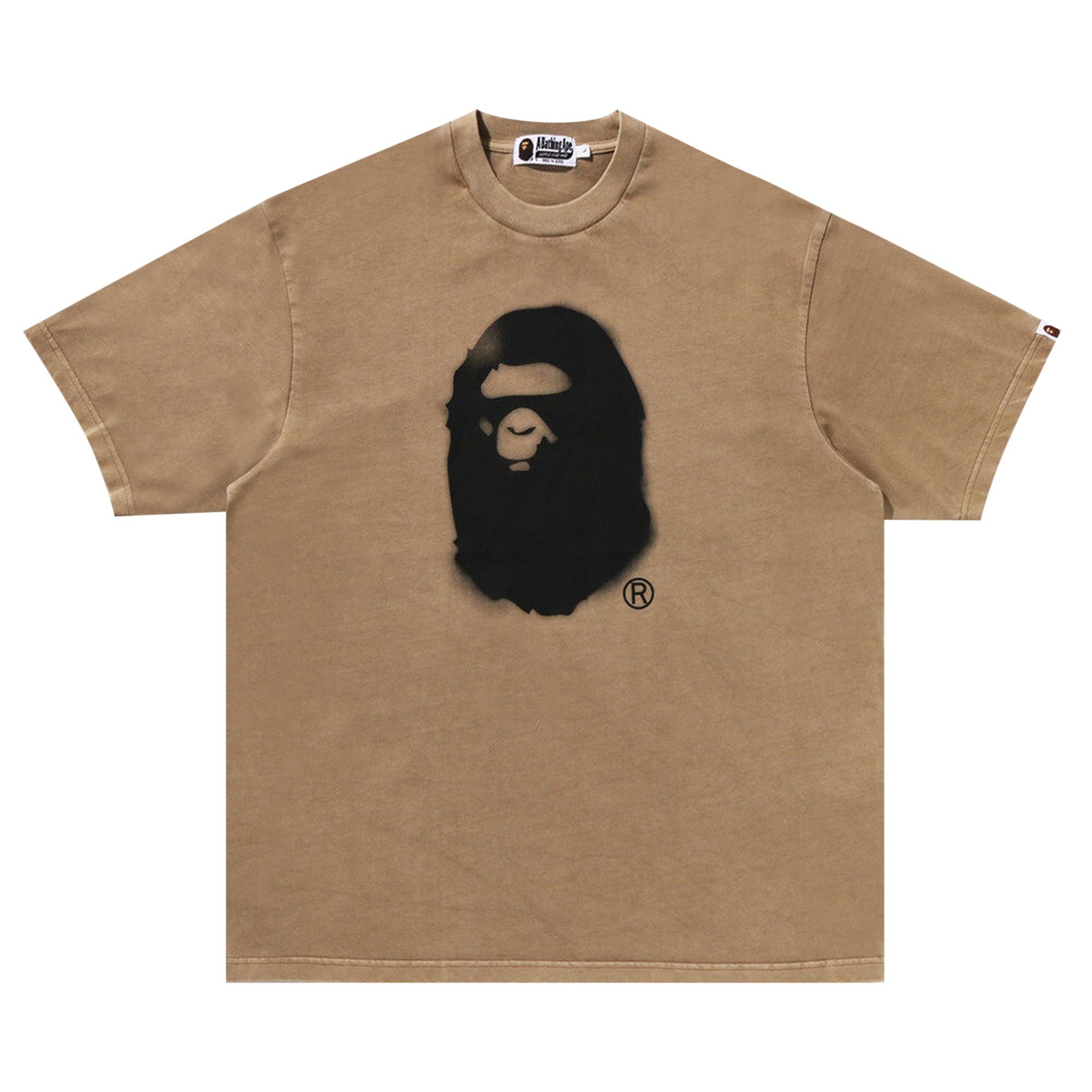 【A BATHING APE】HEAVY WASHED APE HEAD RELAXED FIT TEE HEAVY WASHED APE HEAD RELAXED FIT TEE | bape.com