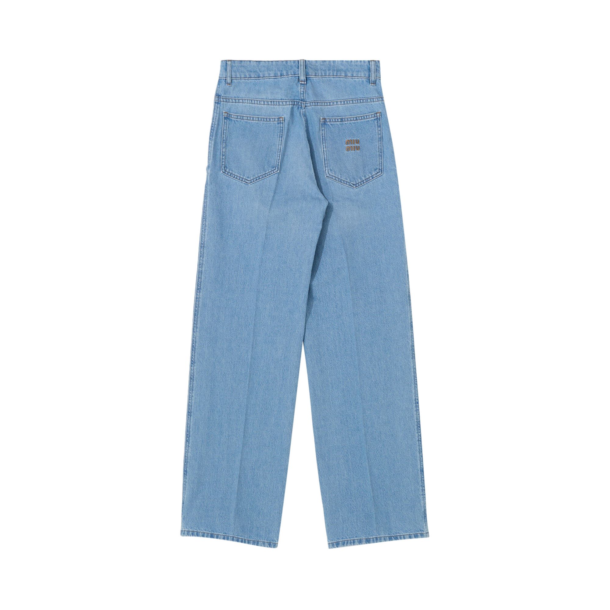 Buy Miu Miu Denim Pant 'Azzurro' - GWP473 131K F0013 | GOAT