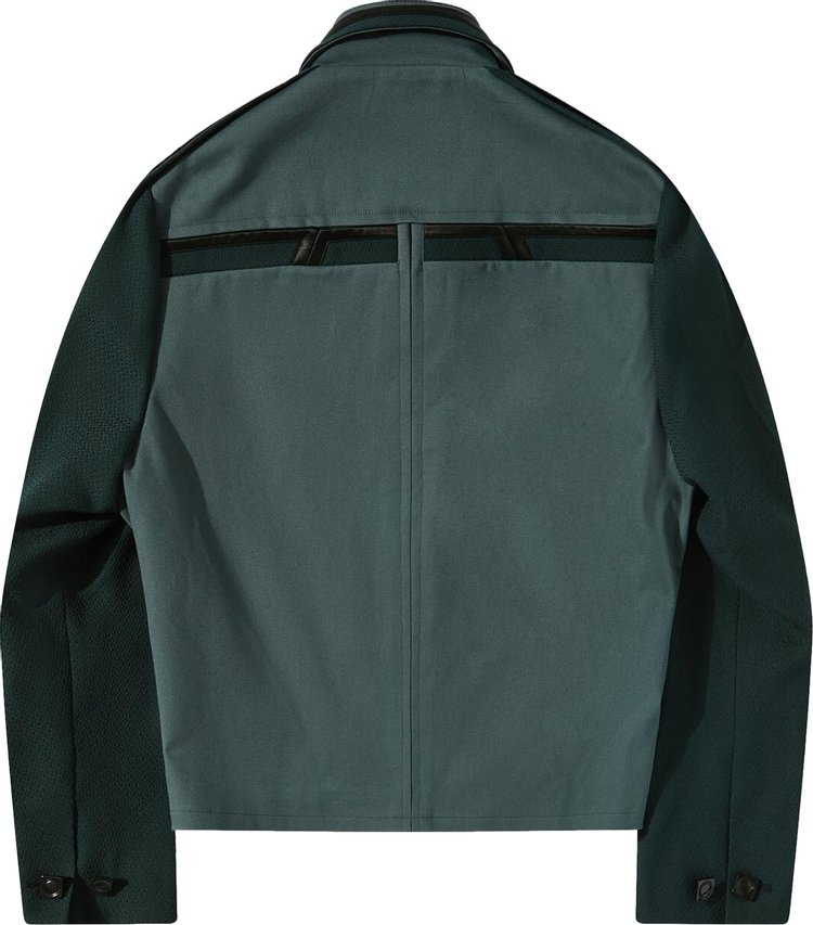 Kiko Kostadinov Ugo Blouson Jacket Stone GreyDeep GreenInk Black