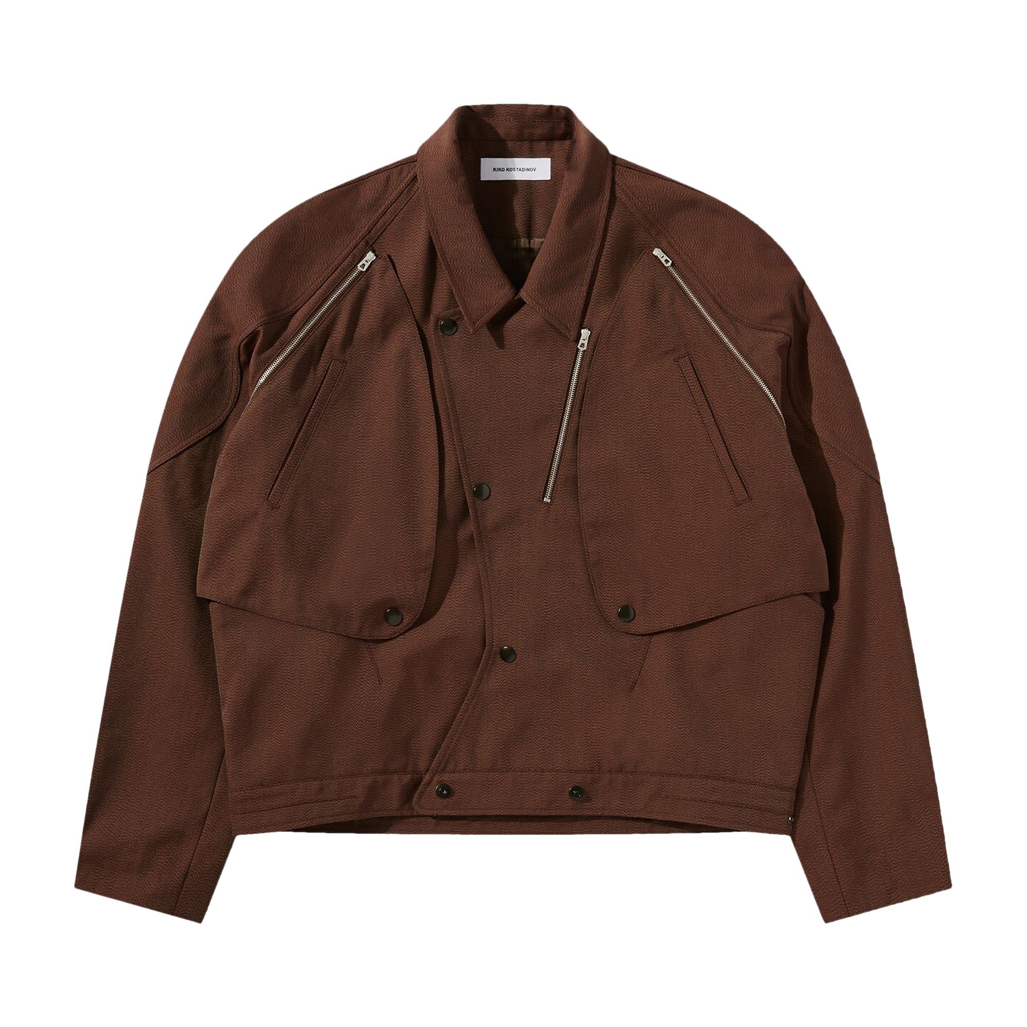 Buy Kiko Kostadinov Tonino Utility Jacket 'Brown Sparrow