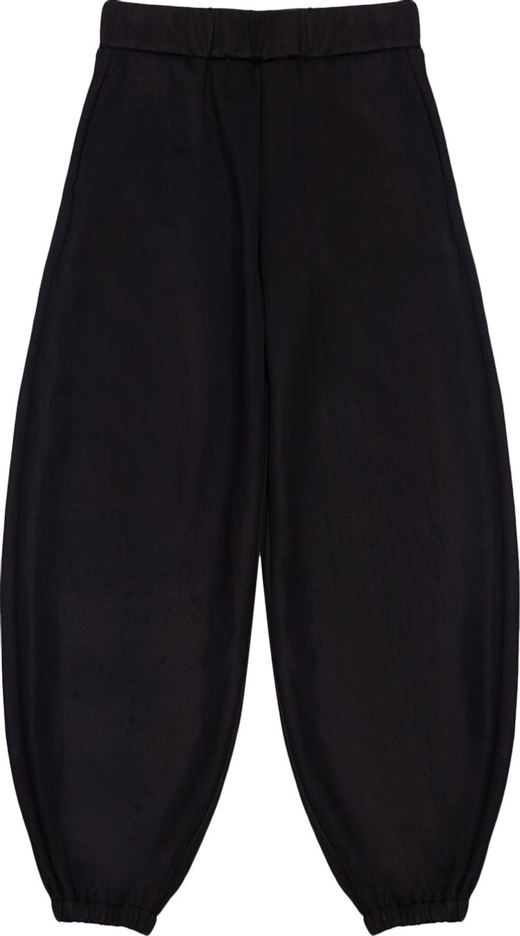 Jil Sander // Black Wool Ankle Slit Trouser – VSP Consignment