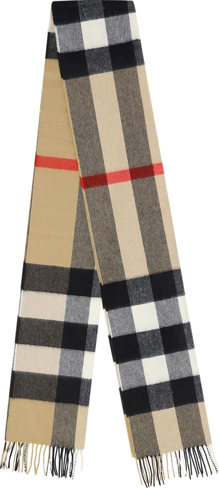 Burberry Vintage Check Cashmere Scarf 'Archive Beige'