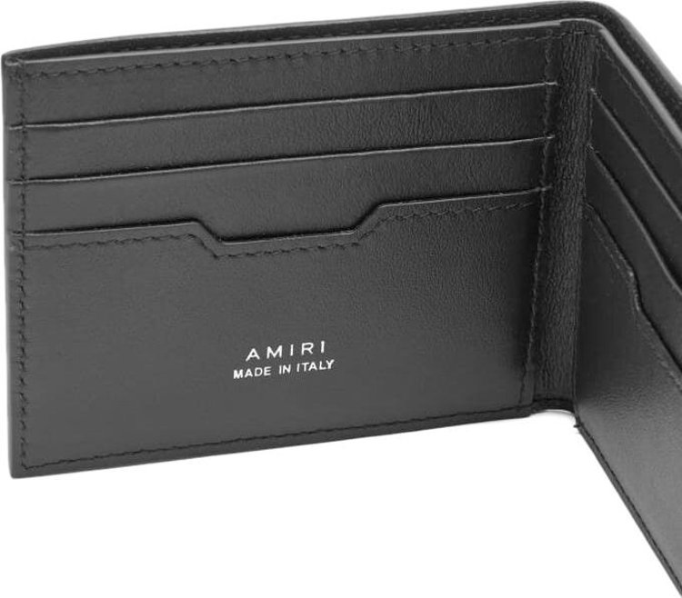 Amiri Staggered Bifold Wallet Black