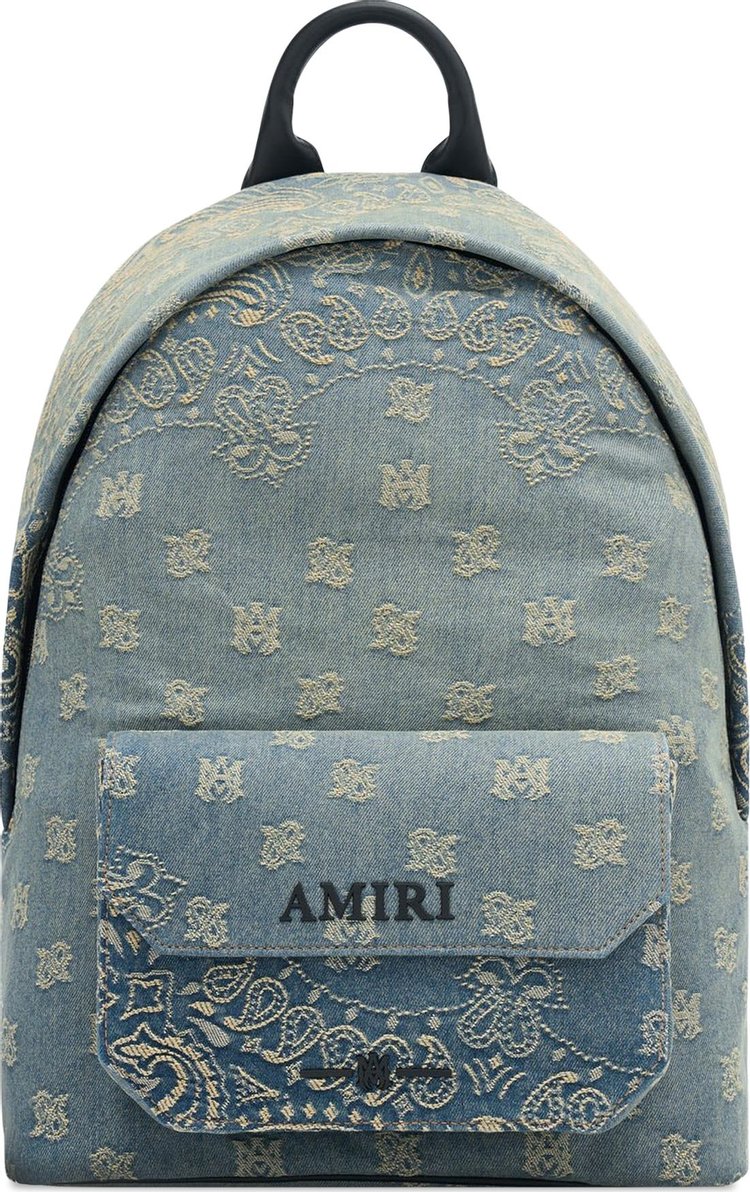 Amiri Denim Bandana Jacquard Backpack 'Blue'