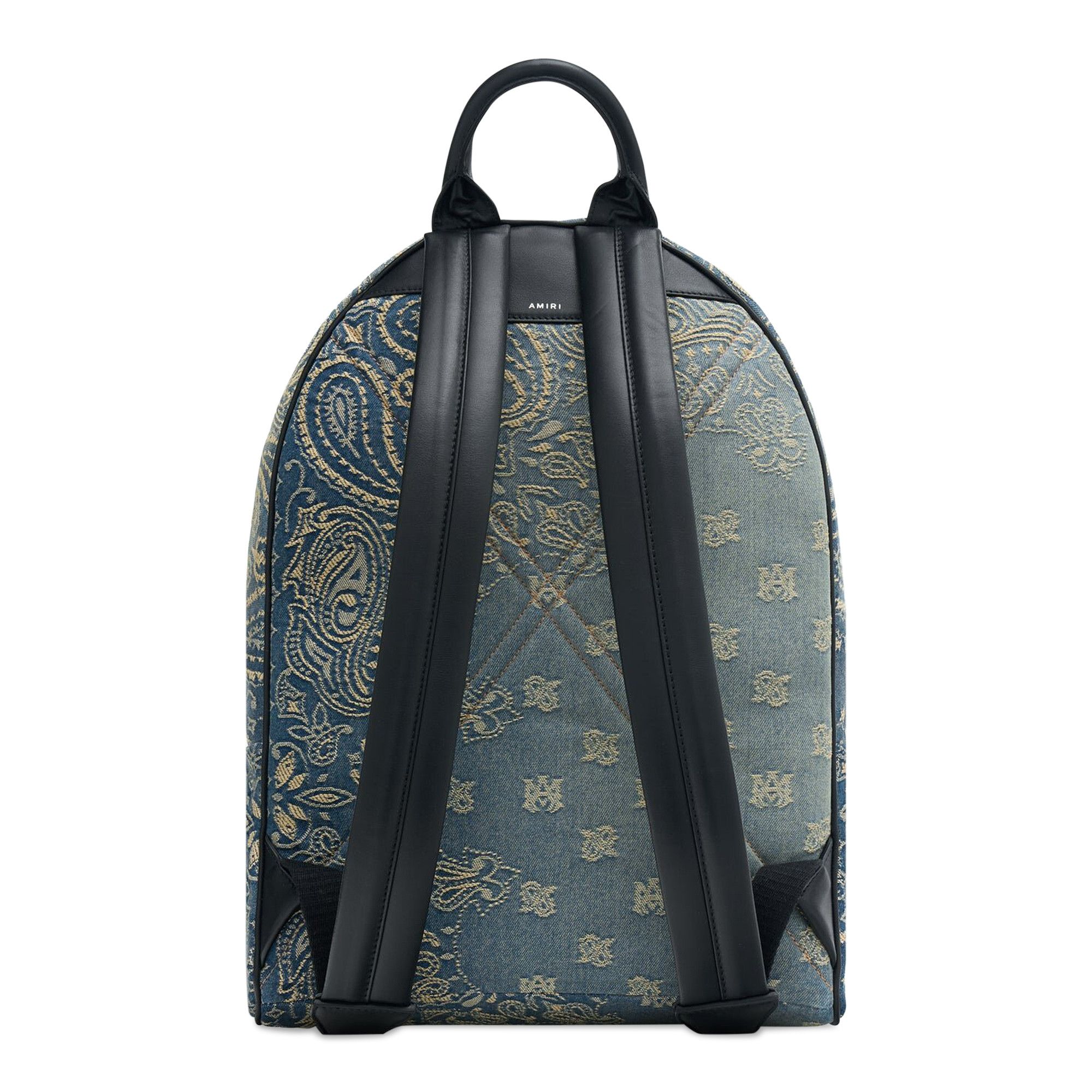 Buy Amiri Denim Bandana Jacquard Backpack 'Blue Buy Amiri Denim Bandana Jacquard Backpack 'Blue