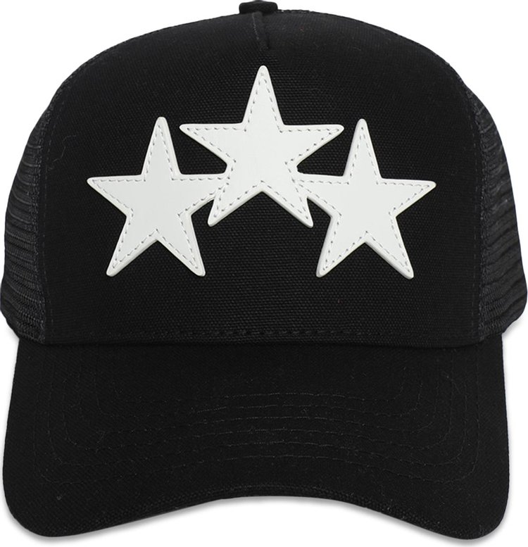 Amiri Three Star Trucker Hat 'Black'