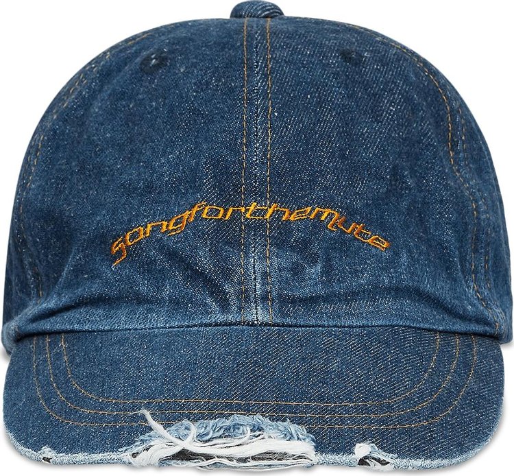 Song for the Mute Washed Denim Cap Blue