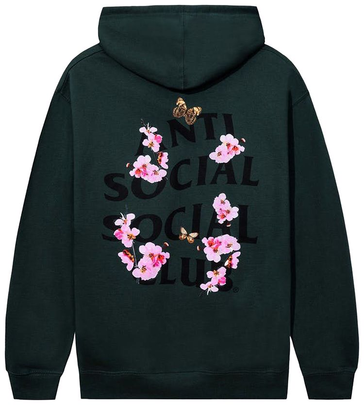 Anti Social Social Club Kkotch Hoodie Forest Green
