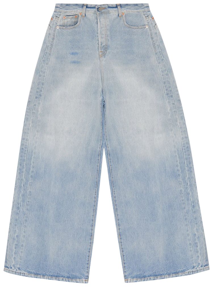 Vetements Big Shape Jeans Blue