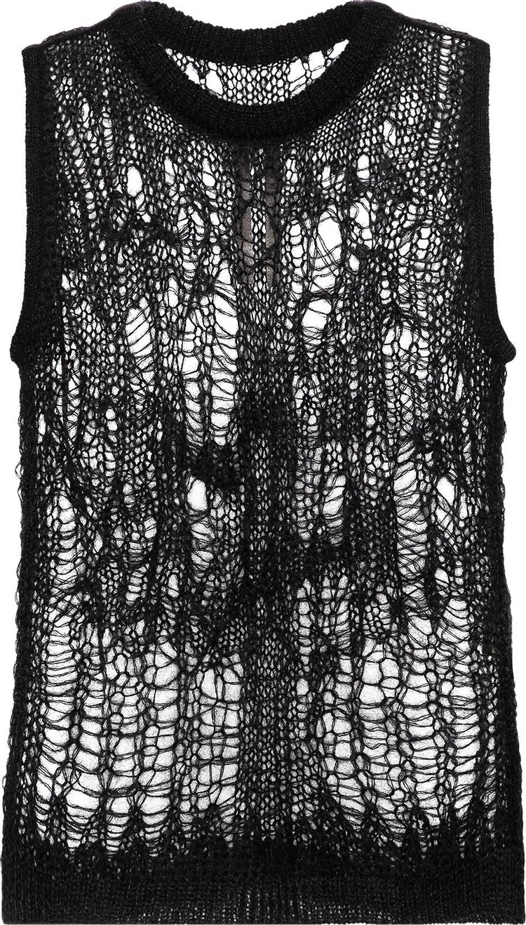 Rick Owens Spider Knit Top 'Black'