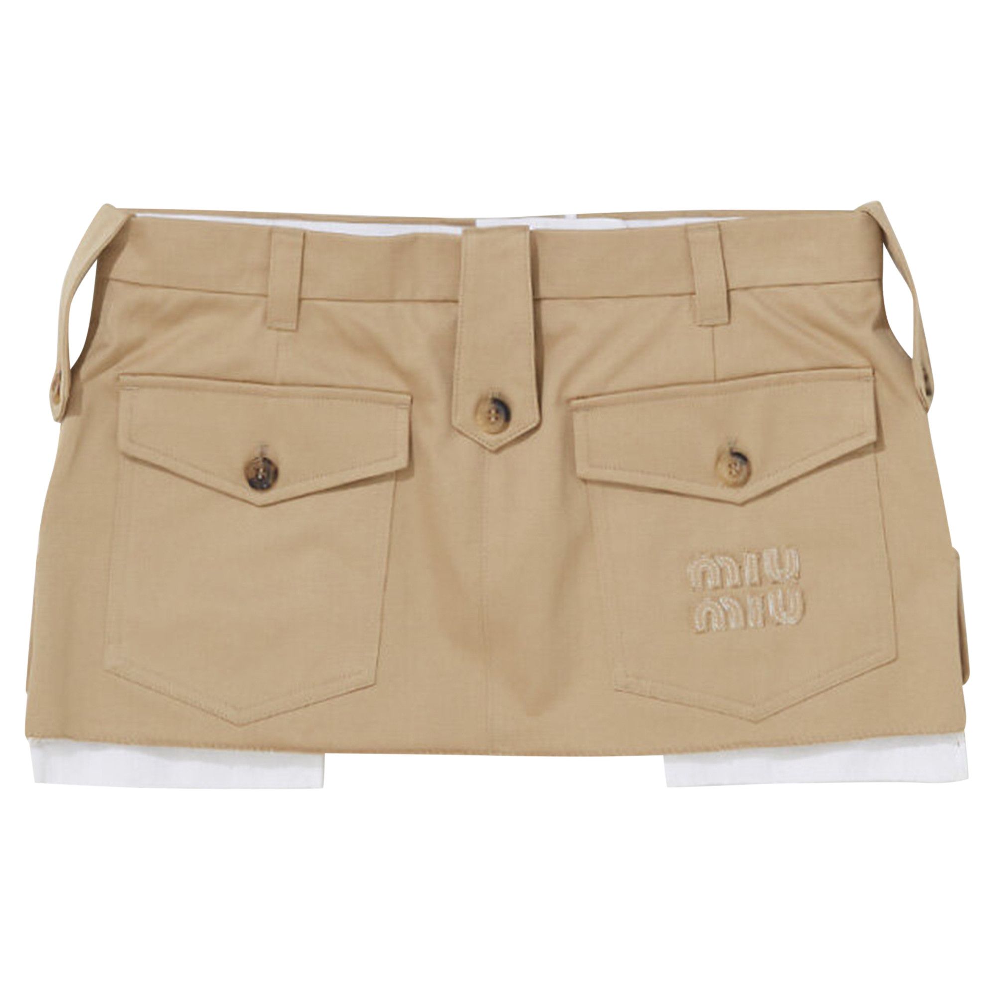Miu Miu｜SKIRTS (MG1939 1UPX F0065) Buy Miu Miu Chino Skirt 'Corda' - MG1939 S231 1UPX F0065 | GOAT