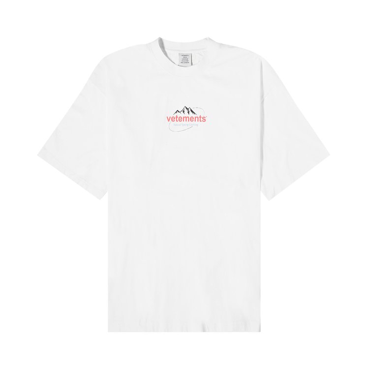 Vetements Spring Water Logo T-Shirt 'White'