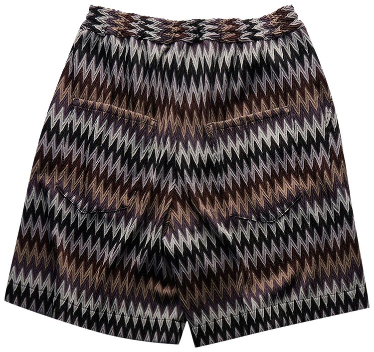 Song for the Mute Elasticated Shorts Brown