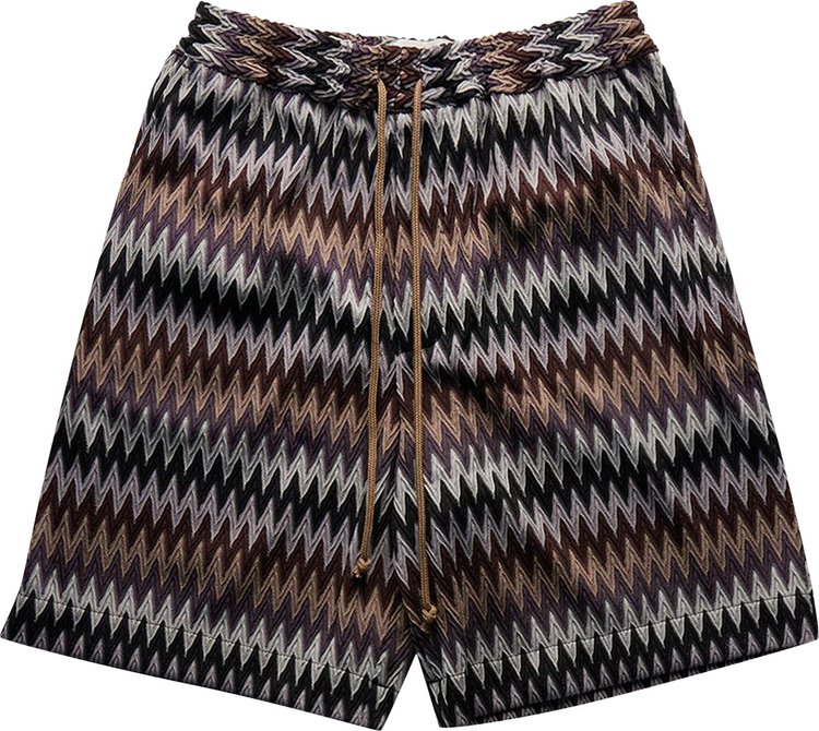 Song for the Mute Elasticated Shorts 'Brown'