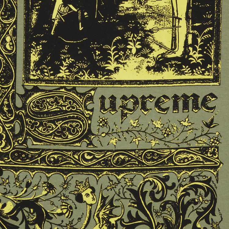 Supreme Saint Sebastian Long Sleeve Tee Light Olive