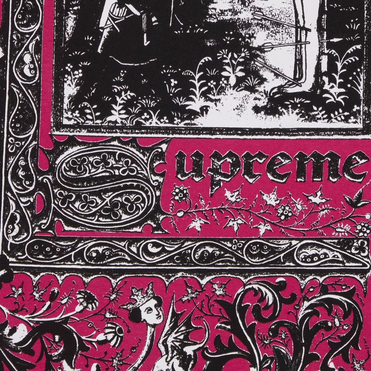 Supreme Saint Sebastian Long Sleeve Tee Pink