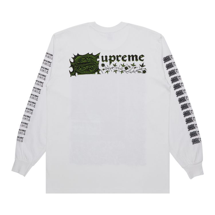 Supreme Saint Sebastian Long Sleeve Tee White