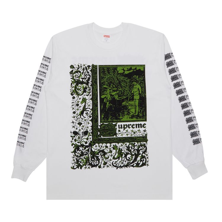 Supreme Saint Sebastian Long Sleeve Tee White