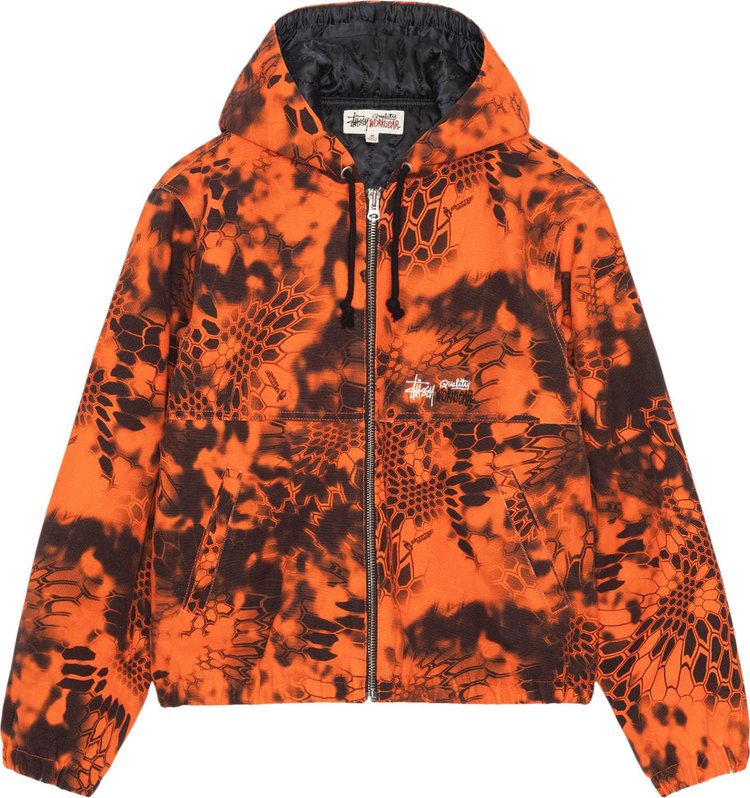 Stussy Hooded Work Jacket Inferno