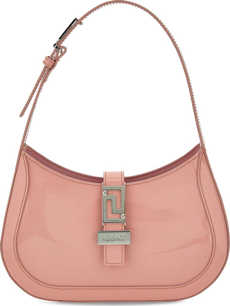 Versace Greca Goddess Small Hobo Bag 'English Rose/Palladium'