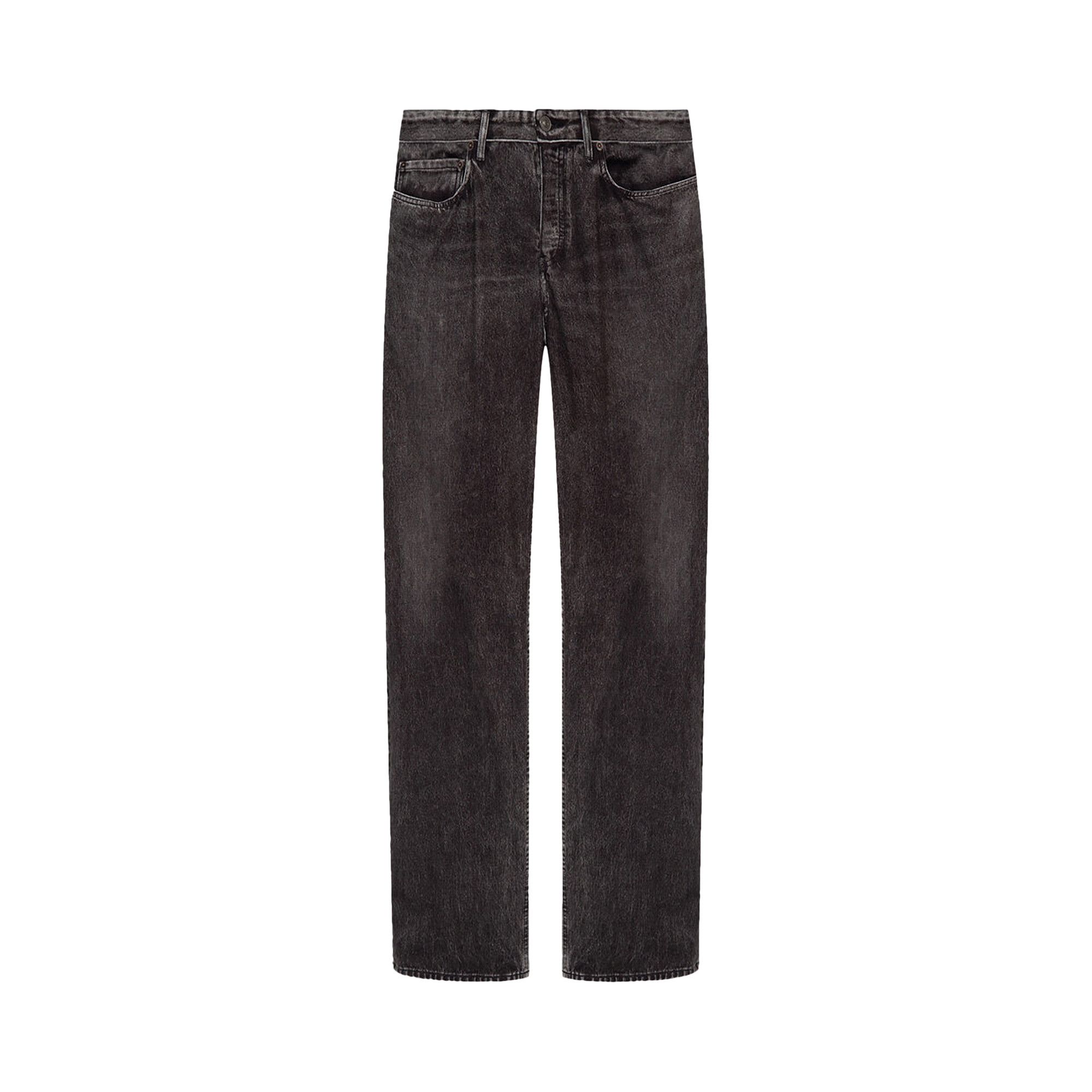 BALENCIAGA｜JEANS (751503 TOL99 1000) Balenciaga Denim Trompe L'oeil Pants 'Black' 751503TOL991000
