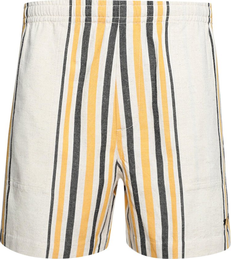 Bode Namesake Stripe Shorts 'Ecru/Multicolor'