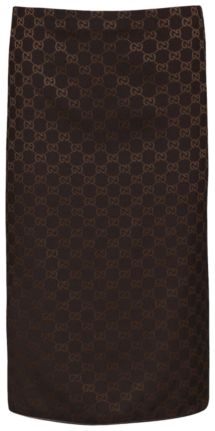 Gucci Skirt Dark BrownCamel