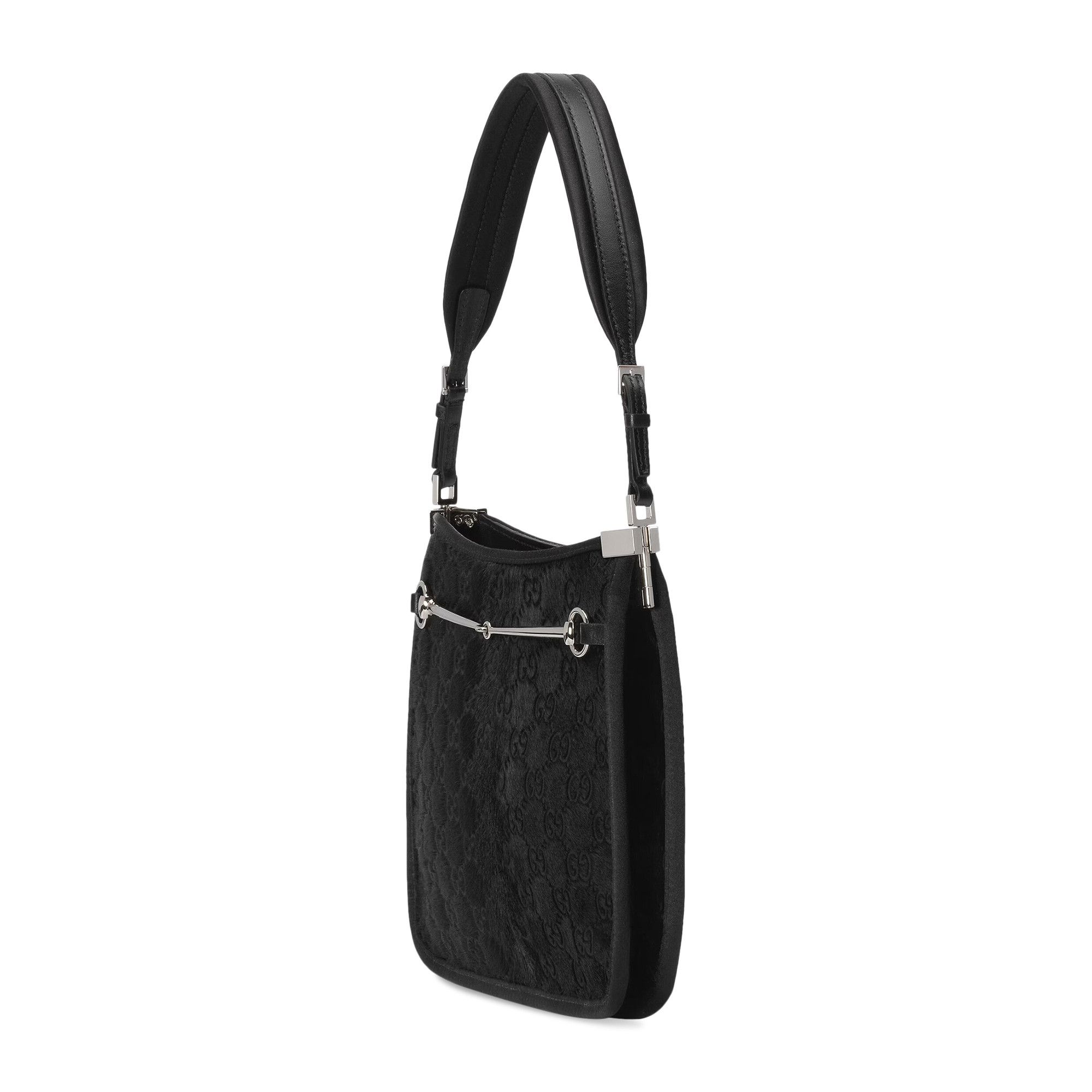 【セール 】グッチ☆HORSEBIT ロゴ レザーショルダー☆764191 Buy Gucci Horsebit Slim Shoulder Bag 'Black' - 764191 AACUI