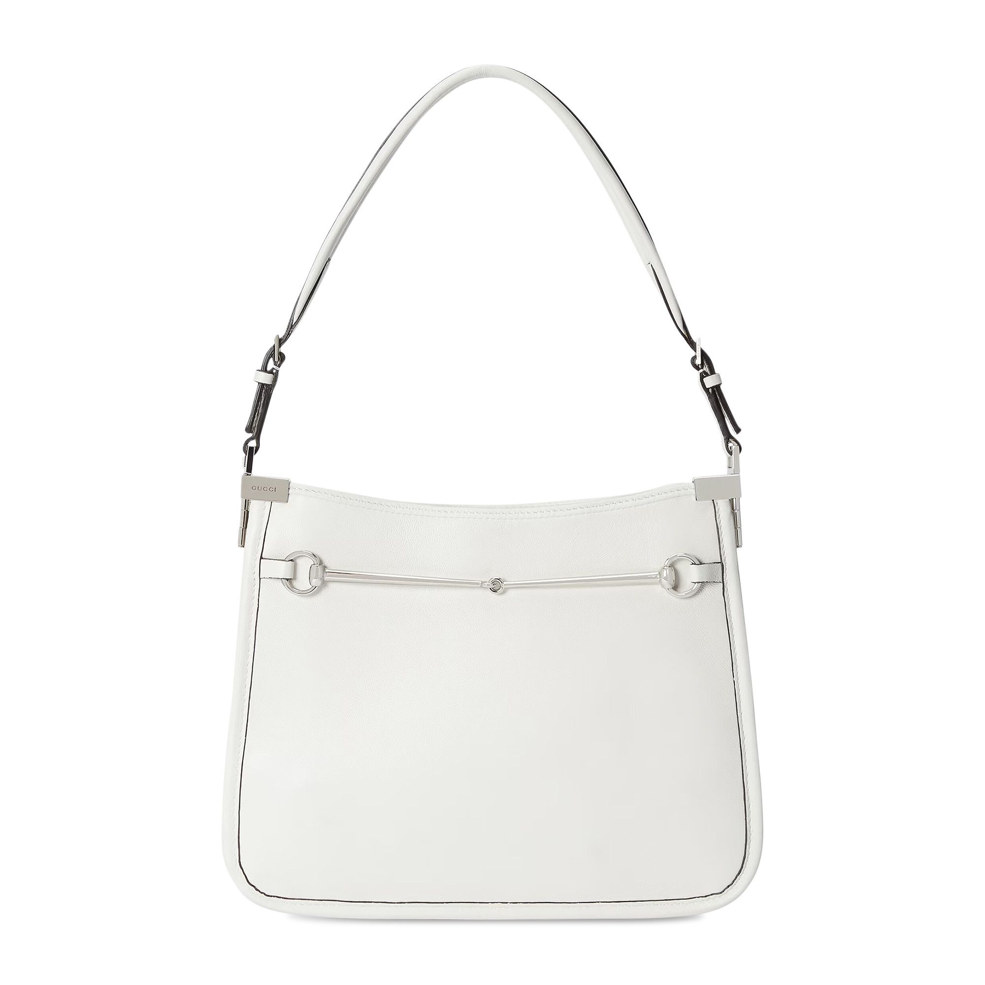 【セール 】グッチ☆HORSEBIT ロゴ レザーショルダー☆764191 Buy Gucci Horsebit Slim Shoulder Bag 'Great White' - 764191