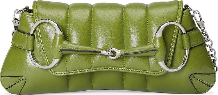 Gucci Horsebit Chain Small Shoulder Bag 'Lemon Leaf'