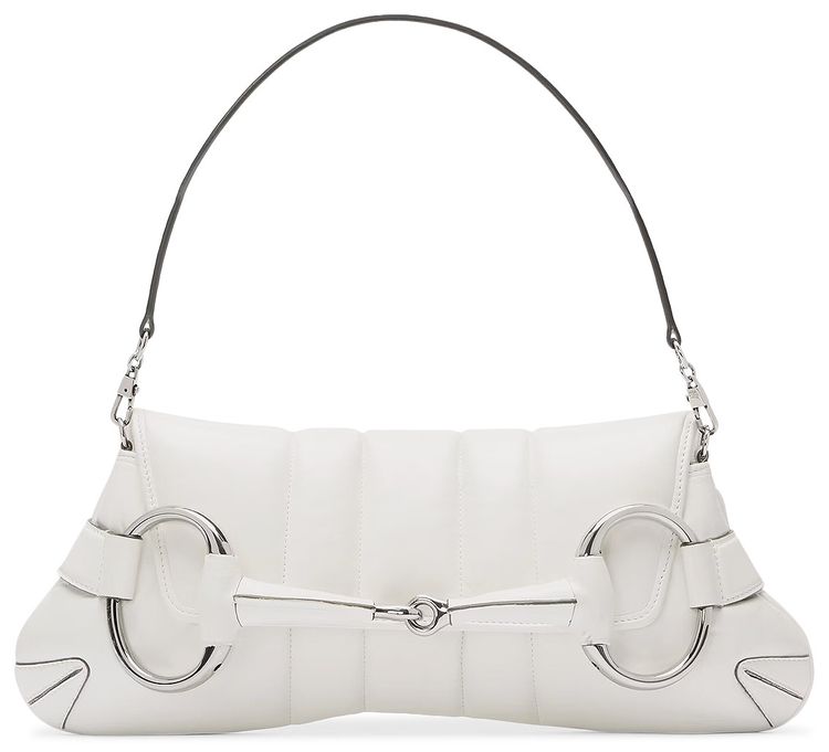 Gucci Horsebit Chain Small Shoulder Bag Great White