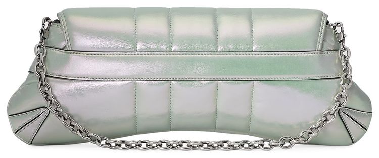 Gucci Horsebit Chain Medium Shoulder Bag Green Iridescent