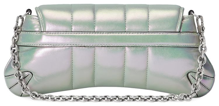 Gucci Horsebit Chain Small Shoulder Bag Green Iridescent