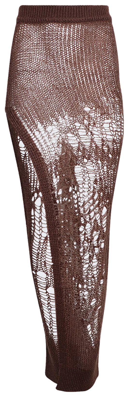 Rick Owens Spider Ziggy Skirt Henna