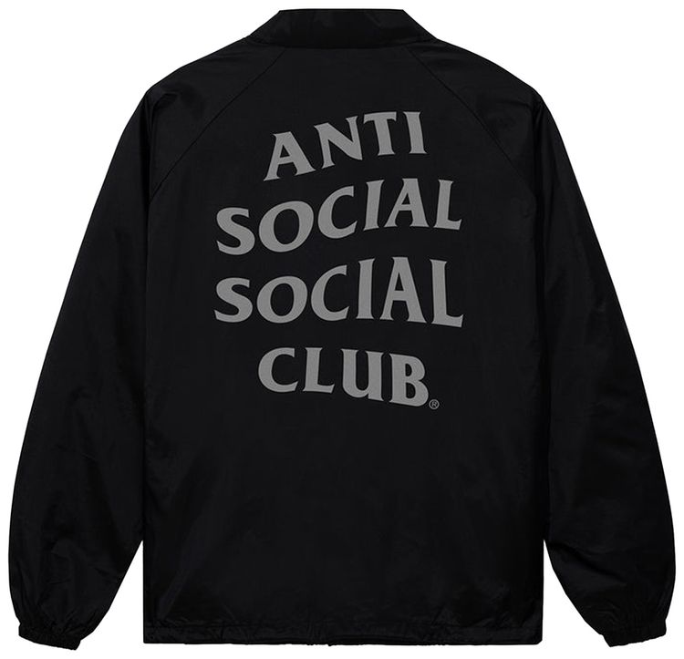 Anti Social Social Club Mind Games Reflective Jacket BlackBlack