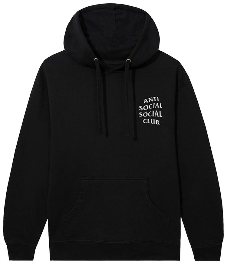 Anti Social Social Club Mind Games Puff Hoodie Black