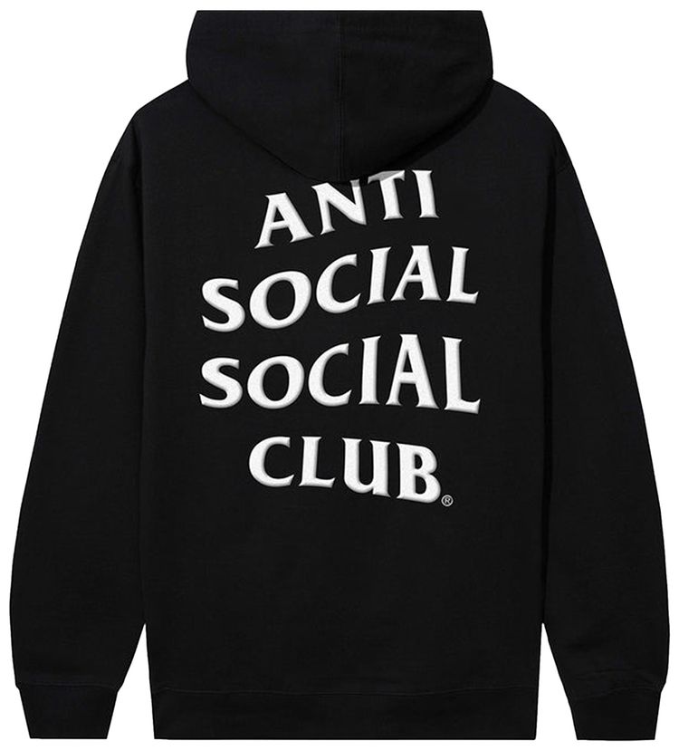 Anti Social Social Club Mind Games Puff Hoodie Black