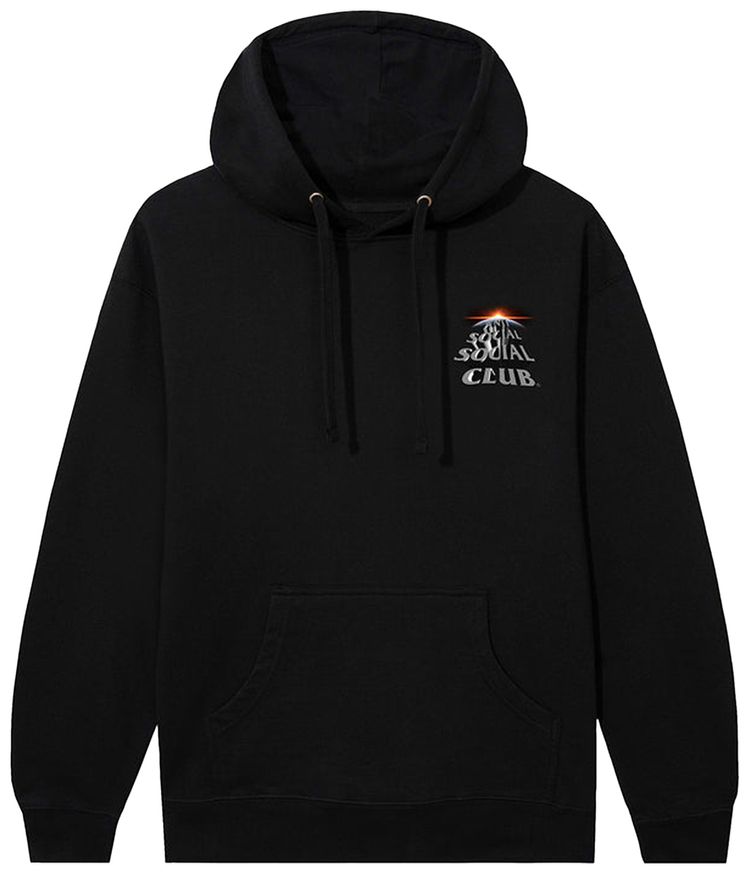 Anti Social Social Club When The Sun Goes Down Hoodie Black