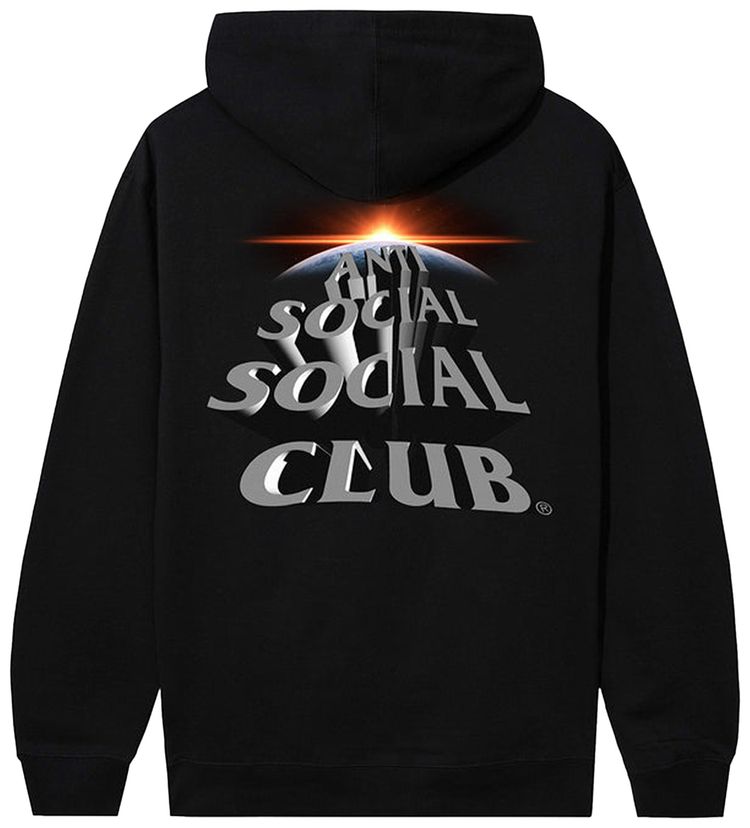 Anti Social Social Club When The Sun Goes Down Hoodie Black