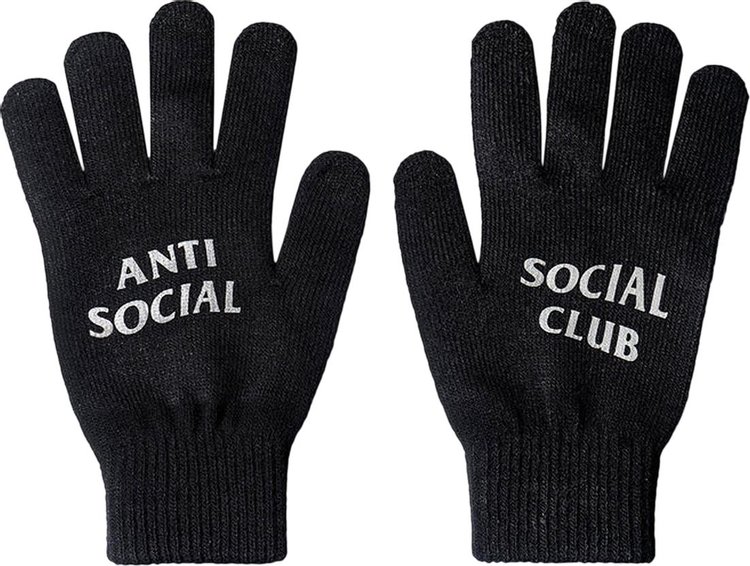 Anti Social Social Club Difficulties Gloves 'Black'