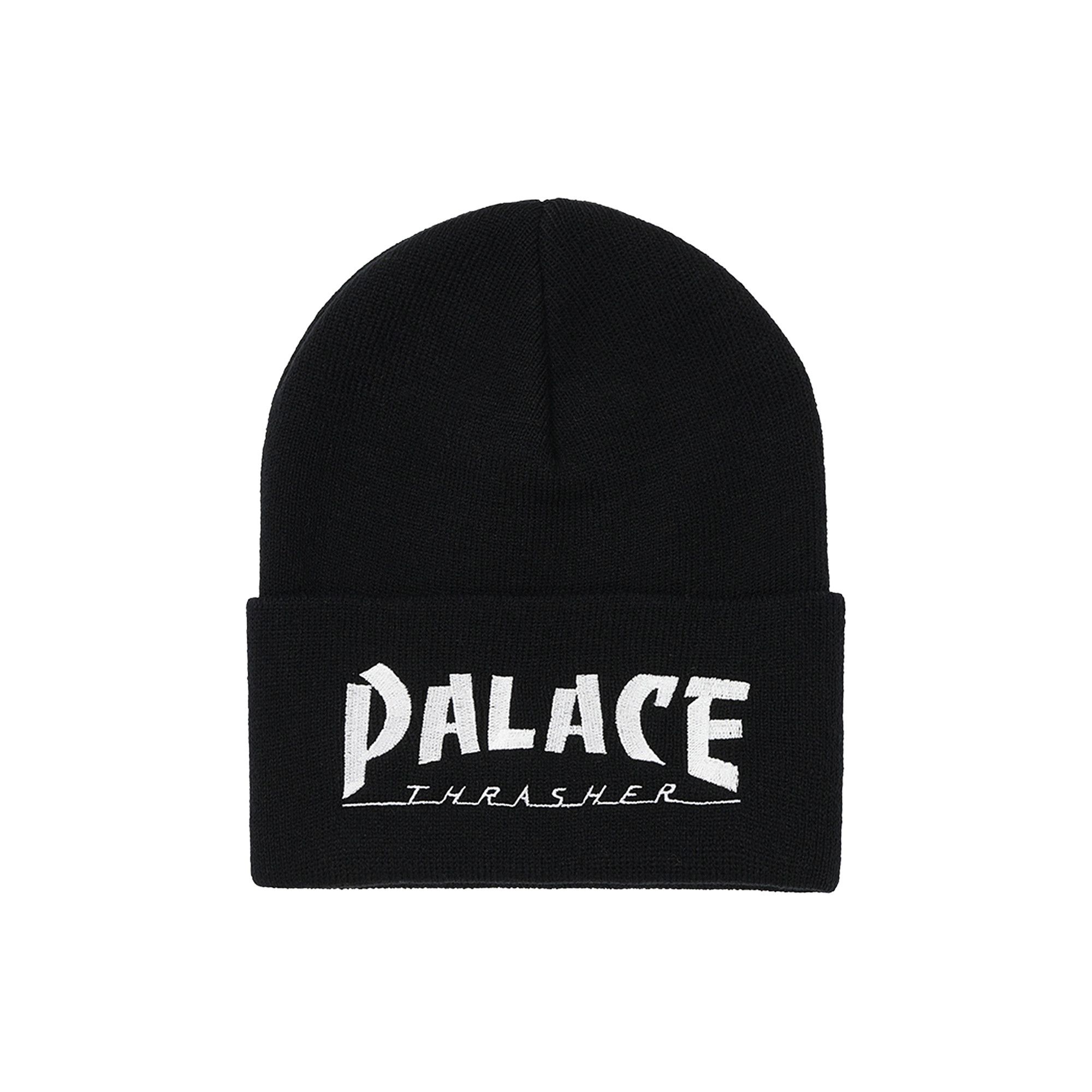 【予約中！】 Palace Buy x GOAT | P25THBN003 - 'Black' Beanie Thrasher 帽子