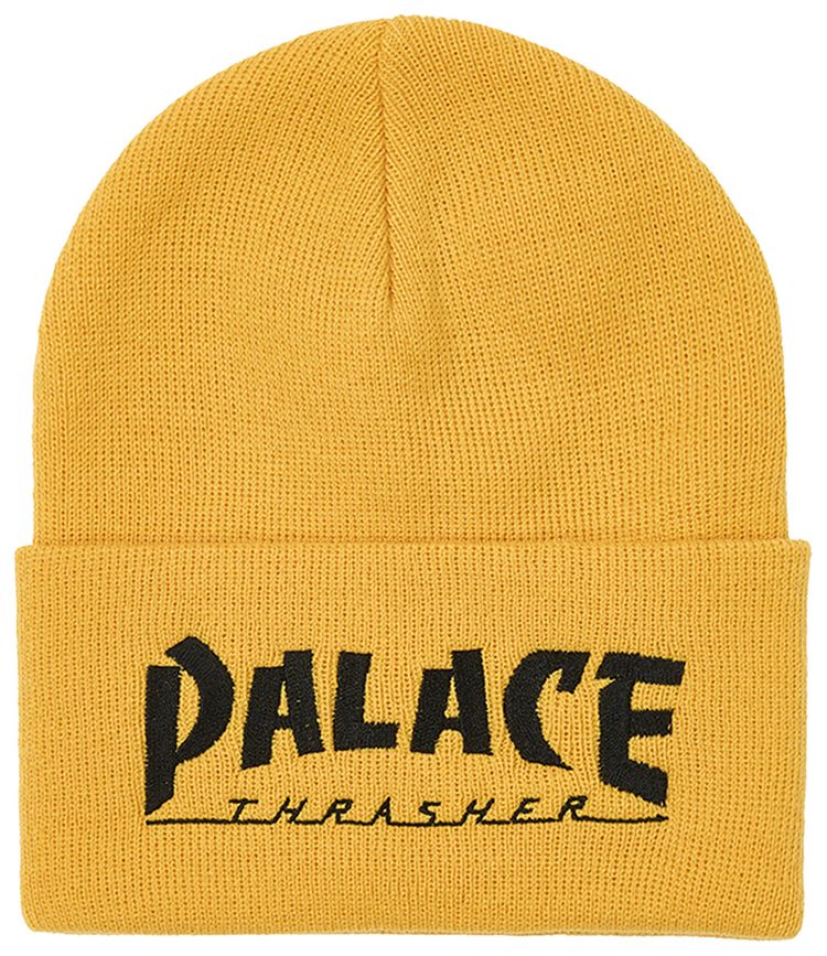 Palace x Thrasher Beanie Yellow
