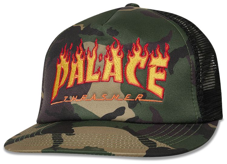 Palace x Thrasher Trucker Camo