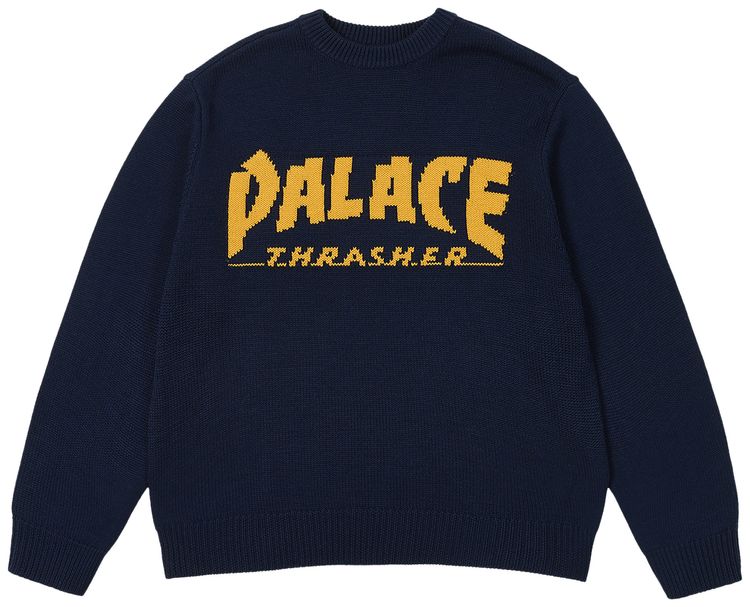 Palace x Thrasher Knit Navy
